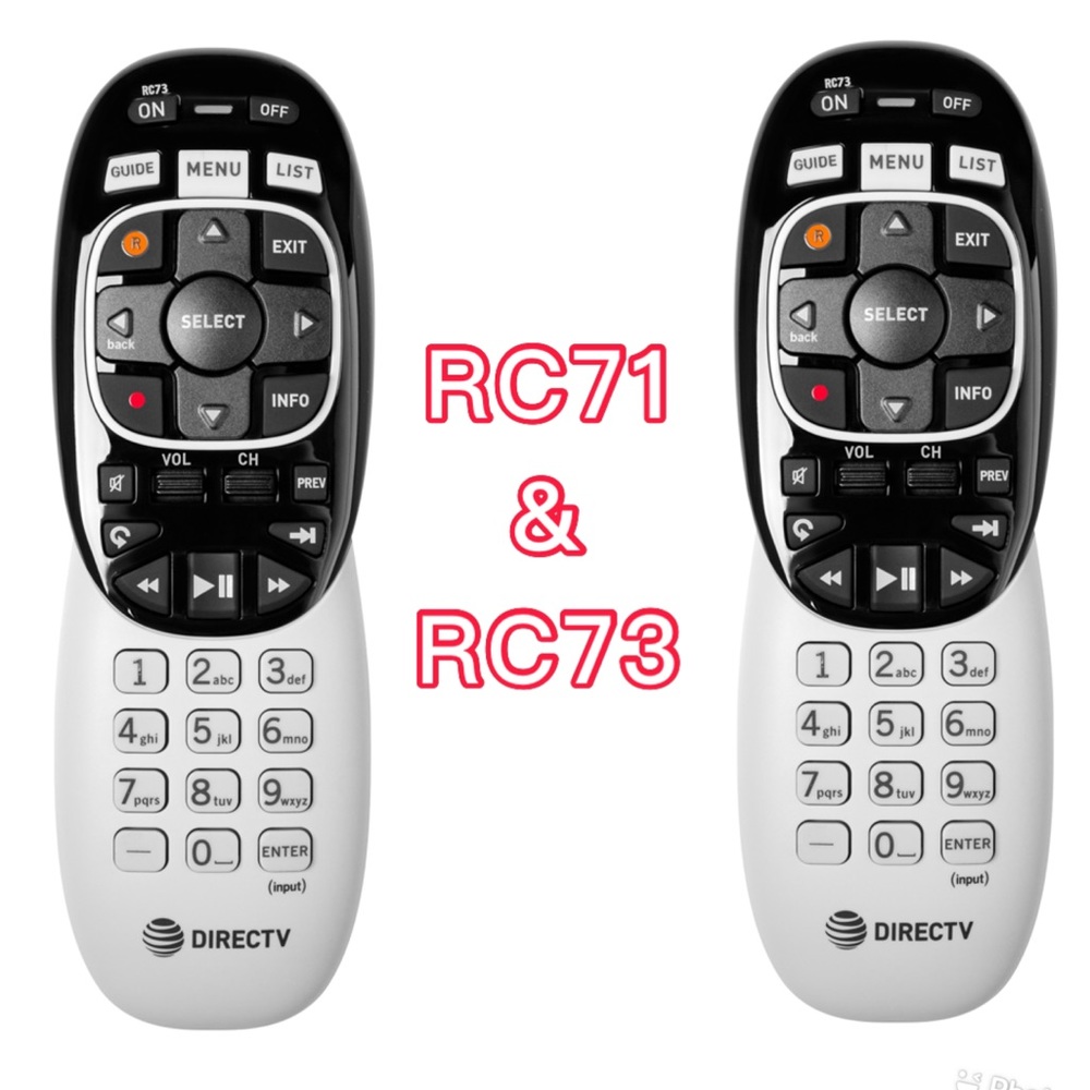 📺 2 DirectTV Remote Controls 📺 RC71 & RC73